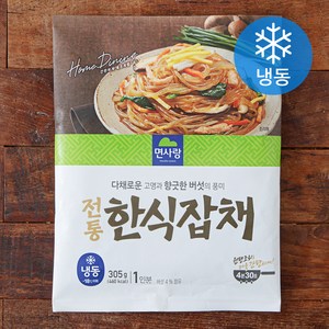 면사랑 전통 한식 잡채 1인분 (냉동), 375g, 1개