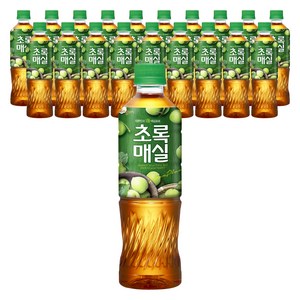 초록매실 페트, 500ml, 20개