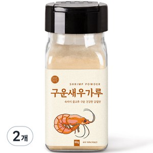 바른미각 구운새우가루, 60g, 2개