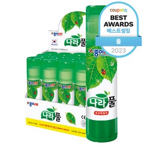 종이나라 투명나라풀, 35g, 12개