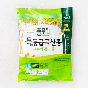 풀무원 특등급 국산콩 무농약 콩나물, 340g, 1개