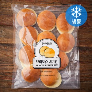 곰곰 브리오슈 버거번 (냉동), 500g, 1개