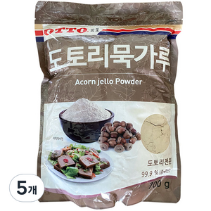 오토 도토리묵 가루, 5개, 700g