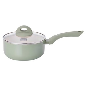 쿠킨 인덕션 칼라 편수냄비, 18cm, 그린, 1개