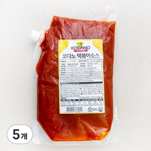 코다노 떡볶이소스, 2kg, 5개