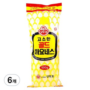 오뚜기 골드 마요네즈, 500g, 6개