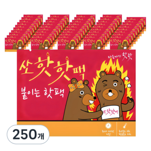 쏘핫 붙이는 핫팩 일반 40g, 250개