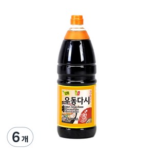 첫맛 우동다시, 2kg, 6개