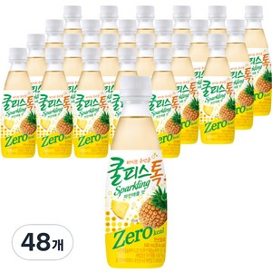 동원 쿨피스 톡 제로 파인애플, 340ml, 48개