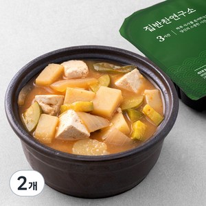 집반찬연구소 된장찌개, 650g, 2개