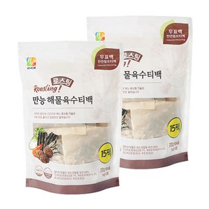 석하 로스팅 만능해물육수티백 15p, 210g, 2개