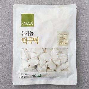 올가홀푸드 유기가공식품 인증 떡국떡, 500g, 1개