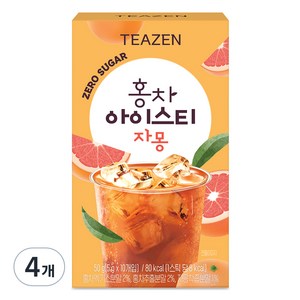 티젠 홍차 아이스티 자몽, 5g, 10개입, 4개