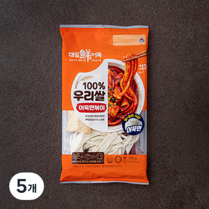 대림선 100% 우리쌀 어묵면볶이, 290g, 5개