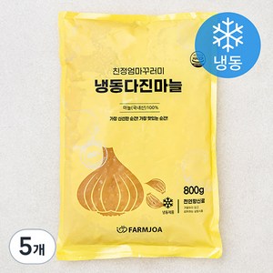 친정엄마꾸러미 다진마늘 (냉동), 800g, 5개