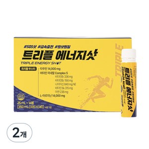 네이처텍 트리플 에너지샷 혼합음료, 25ml, 28개