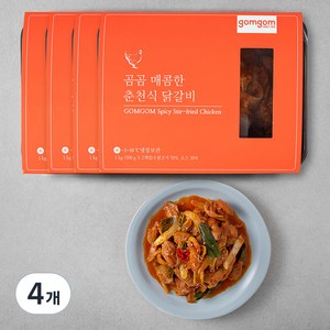 곰곰 매콤한 춘천식 닭갈비, 1kg, 4개