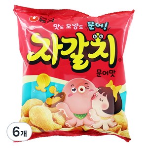 자갈치 문어맛 과자, 174g, 6개