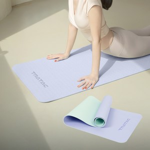 트라택 TPE 리버서블 요가매트, 라벤다퍼플+민트, 1개