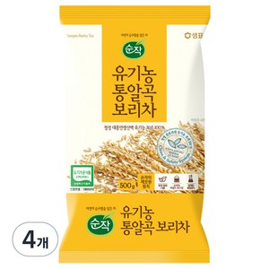 순작 유기농 통알곡 보리차, 500g, 1개입, 4개