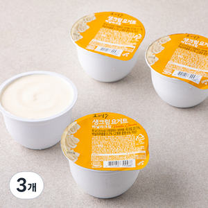 소와나무 입안가득 부드러운 생크림 요거트 바닐라 크림, 85g, 4개입, 3개