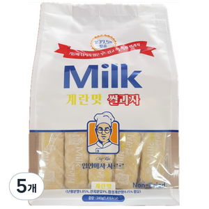 밀크클래식쌀과자 계란맛, 5개, 240g