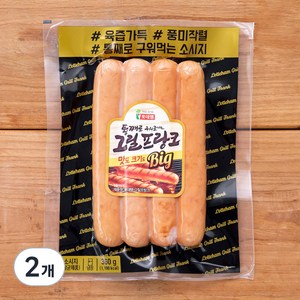 롯데햄 그릴 프랑크 소시지, 360g, 2개