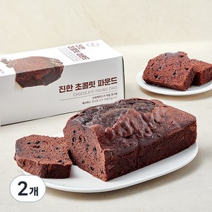 밀크앤허니 진한 초콜릿 파운드, 620g, 2개