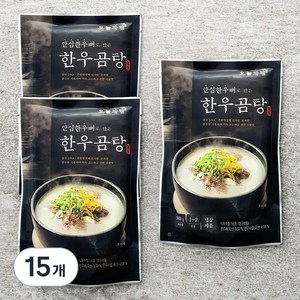 오늘차림 안심한우뼈로 만든 한우다 한우곰탕 냉장, 500g, 15개