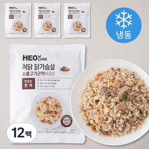 허닭 닭가슴살 소불고기 곤약 볶음밥 1인분 (냉동), 250g, 12팩