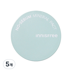 이니스프리 노세범 미네랄 팩트 8.5g, 5개