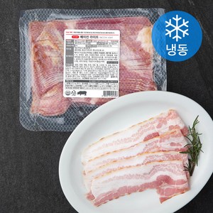 에쓰푸드 라이트 베이컨 (냉동), 1kg, 1개