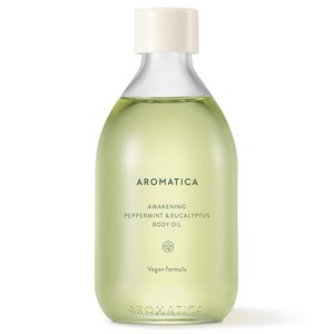 [비건라이프] 아로마티카 어웨이크닝 바디오일 페퍼민트 앤 유칼립투스, 100ml, 1개