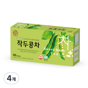 우리차 송원식품 작두콩차, 1g, 100개입, 4개