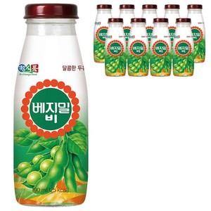 베지밀 비 달콤한 두유, 190ml, 10개