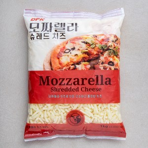DFK 모짜렐라 슈레드 치즈, 1kg, 1개