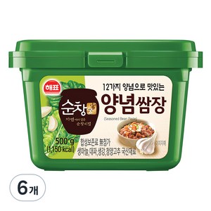 순창궁 12가지 양념으로 맛있는 양념쌈장, 500g, 6개