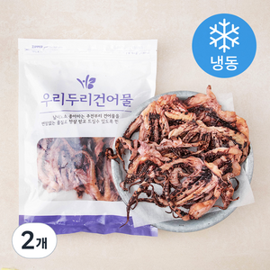 우리두리건어물 맥반석 오다리, 500g, 2개