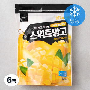 베트남산 냉동 스위트망고, 500g, 6개