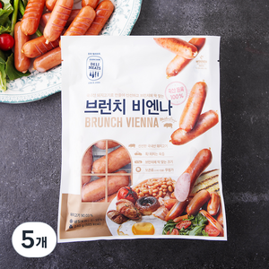 존쿡델리미트 브런치 비엔나, 240g, 5개