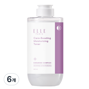 ELLE PARIS 세라-부스팅 보습토너, 6개, 500ml