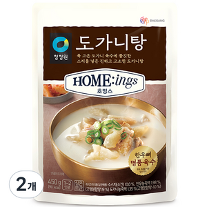 대상 청정원 호밍스 도가니탕, 450g, 2개