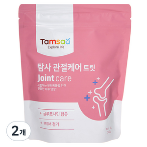 탐사 강아지 영양제 뉴트리션 트릿 관절케어 300g, 글루코사민, 2개