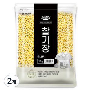 더담은 국산 찰기장, 1kg, 2개