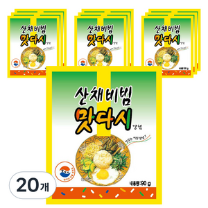 산채비빔 맛다시 양념, 90g, 20개