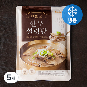 프레시지 안일옥 한우 설렁탕 (냉동), 500g, 5개