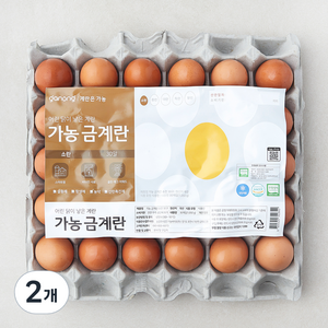 가농 무항생제 인증 금계란 소란 1.05kg, 2개, 30구