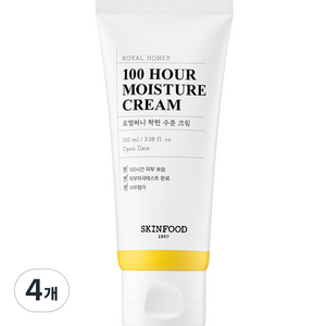 스킨푸드 로열허니 착한 수분 크림, 100g, 100ml, 4개