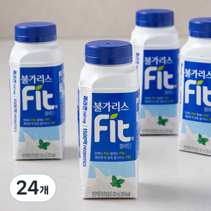 불가리스 Fit 요구르트 플레인, 200ml, 24개