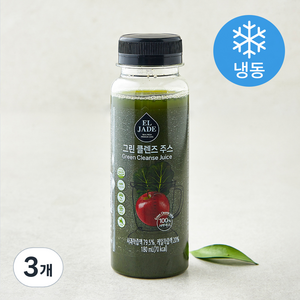 엘제이드 그린 클렌즈 주스 (냉동), 180ml, 3개